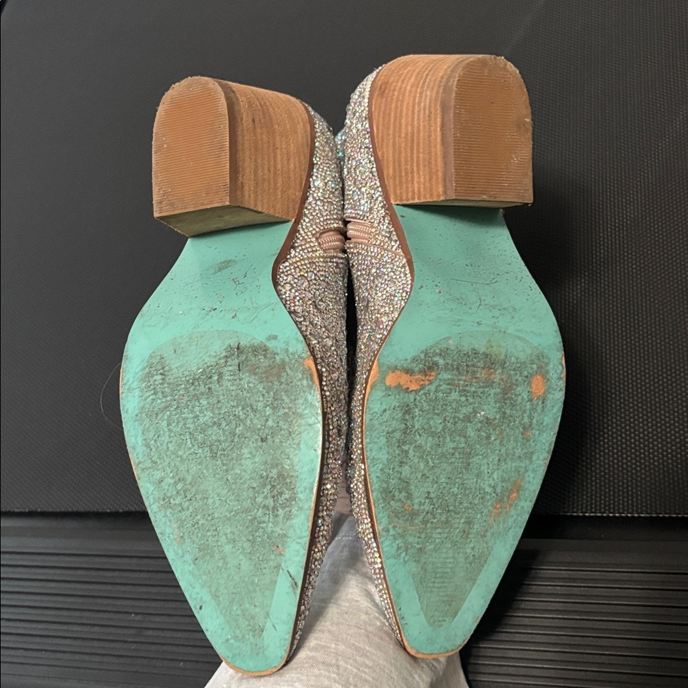 Betsey Johnson: Emory Rhinestone Western Boot - Picture 7 of 7